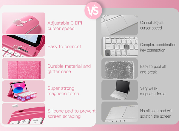 10th gen ipad case with keyboard