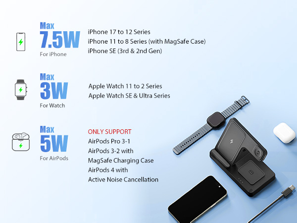 wireless charger 3 in 1