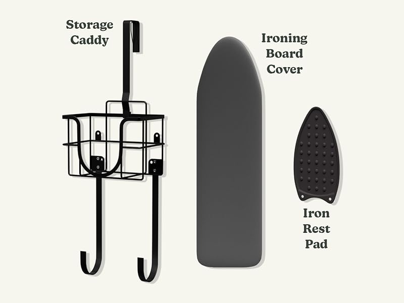 Storage Caddy, Ironing Board Cover, Iron Rest Pad