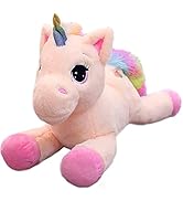 Georgie Porgy Plush Unicorn Soft Toy Cute Stuffed Animal Teddy Cuddly Toy Fluffy Unicorn Gifts fo...