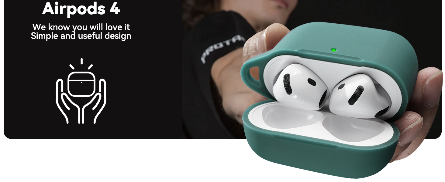 AirPod 4 Case Accessories with Keychain