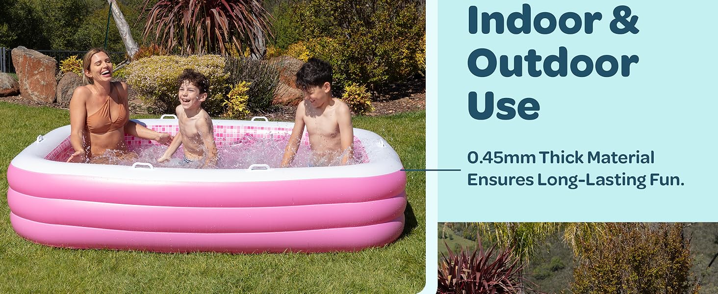 Family pool pink- 5