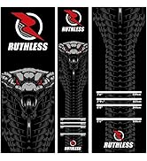 RUTHLESS Darts Mat | Heavy Duty Non Slip Durable Carpet Dart Mat, Cobra, Black (MAT68).