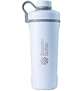 BlenderBottle Radian Shaker Cup Insulated Stainless Steel Water Bottle with Wire Whisk, 26-Ounce,...