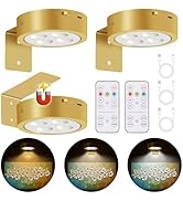 MIOBLUE 3-Pack Picture Lights for Wall, Rechargeable Battery Operated Painting Light with Remote ...