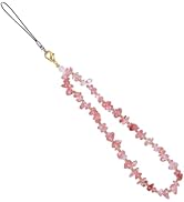 Handmade Beaded Charm Cell Phone Camera Lanyard, Wrist Strap with Natural Gemstone Beads,Phone Ch...