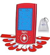 Belifu Dual Channel TENS EMS Unit 24 Modes Muscle Stimulator for Pain Relief Therapy, Electronic ...