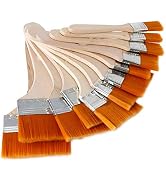 EORTA Set of 12 Art Paint Brushes Assorted Sized Nylon Painting Brushes with Wooden Handles for A...