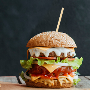 food skewers for hamburger