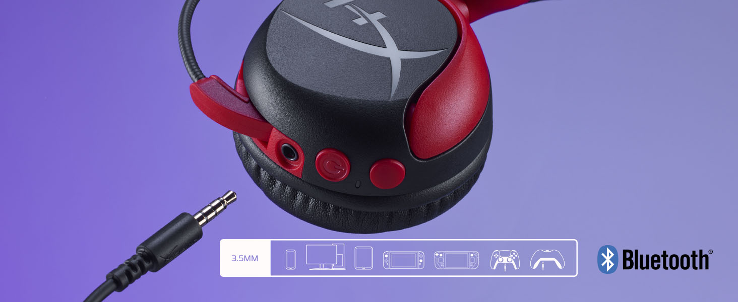 Versatile compatibility via Bluetooth and 3.5mm