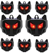 8 Pack Solar Nocturnal Animal Repeller, Predator Eye Animal Deterrent Lights for Coyote, Raccoon,...