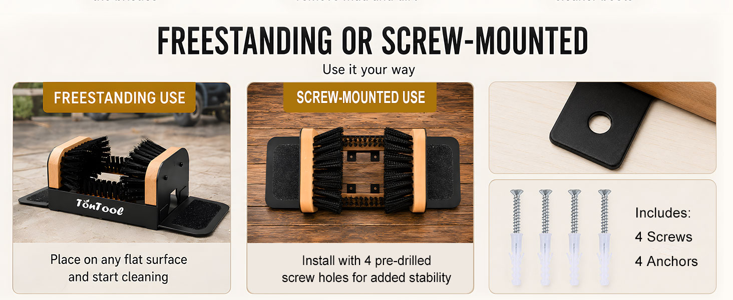 tontool boot scraper outdoor
