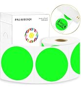 PALAIBEIQI 3 X 3 Inch Round Thermal Labels Circle Color Coding Labels Printable Waterproof 500PCS...
