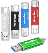 USB C Flash Drive 32GB, Wooolken USB 3.0 Dual Drive Type-C Flash Drive Thumb Drive OTG USB Flash ...