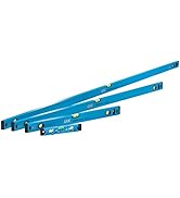 OX Tools Trade Box Level Set with 10", 24", 48", and 72" Levels - Accurate Level Kit Leveler Tool...