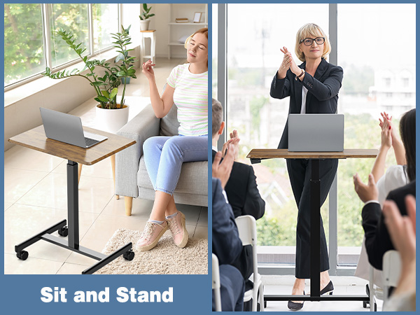 Mobile Portable Rolling Laptop Desk