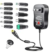 SoulBay 48W Universal AC Adapter DC 5V 6V 7.5V 9V 12V 15V 19V 20V Switching Power Supply 100-240V...