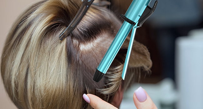 small curling iron for short hair mini