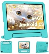 COLORROOM 2026 Upgraded Android 15 Tablet, 10inch Kids Tablet, Octa-core CPU, 10GB+64GB+1TB Expan...