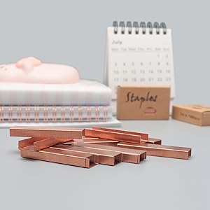 rose gold staples