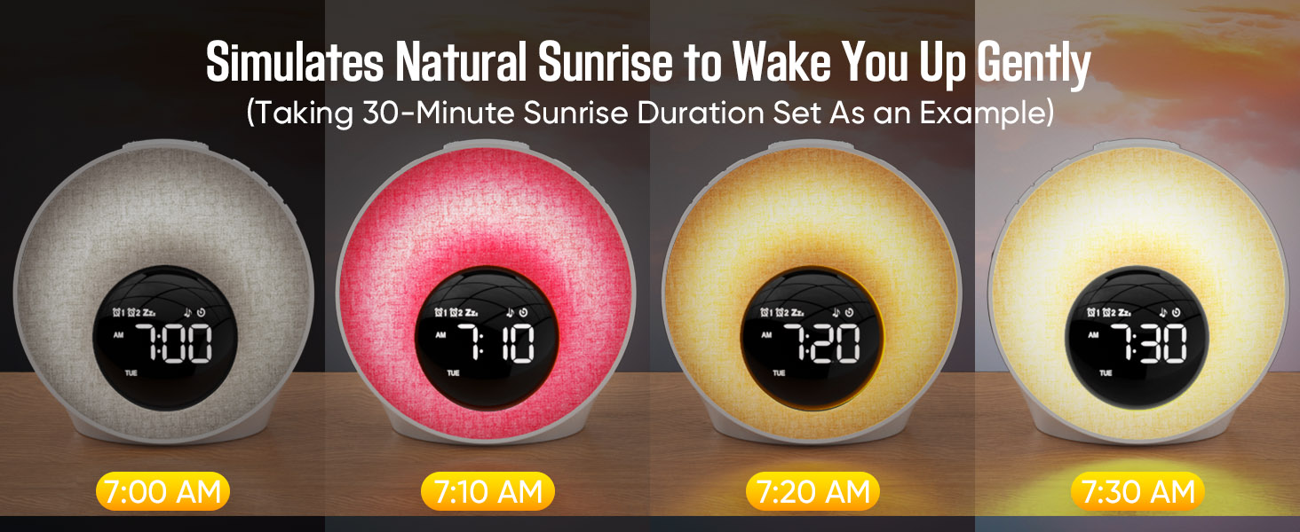 sunrise alarm clock