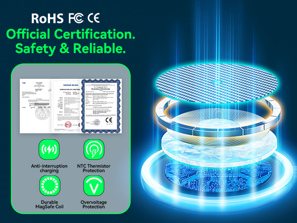 Official Certification. Safety &amp;amp; Reliable.