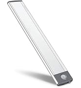 LED Motion Sensor Cabinet Light,Under Counter Closet Lighting, Wireless USB Rechargeable Kitchen ...