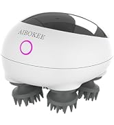 AIBOKEE Electric Scalp Massager, Portable Head Massager Scalp Stress Relax,IPX7 Waterproof Rechar...