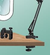 KMDES Ultra Long Arm Magnifying Glass with Light, Three-axis Rotation Infinite Color Dimmable 12X...