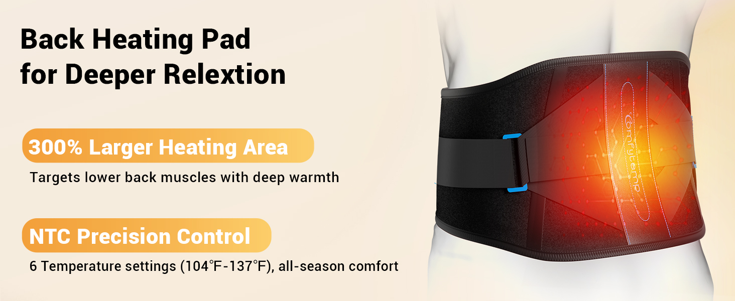 heating pad for back