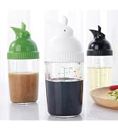 VINGVO 200ml Salad Dressing Container, Condiment Bottles, Salad Dressing Bottles Salad Dressing S...