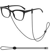 FOFALY Glasses Strap, Adjustable Eyeglasses String Holder Strap Cord, Glasses Retainer for Sports...