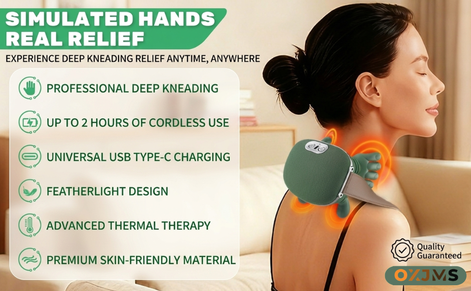 neck massager with heat hsa store eligible item sneck massager for pain relief deep tissue 