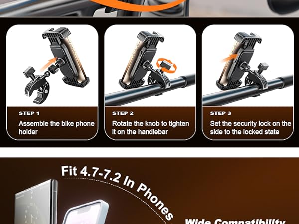 phone holder for bike