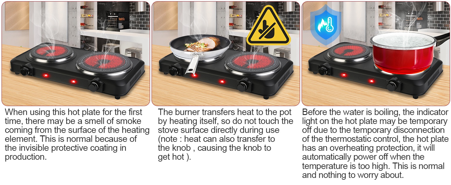 Hot Plate Dual Infrared Burner