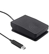 [Upgraded] iKKEGOL USB Foot Pedal Switch Video Game PC Hands Free Footswitch One Key Control Prog...