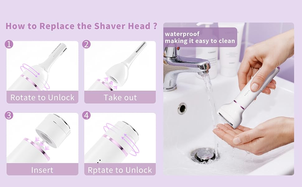 women&amp;#39;s electric shaver hair removal