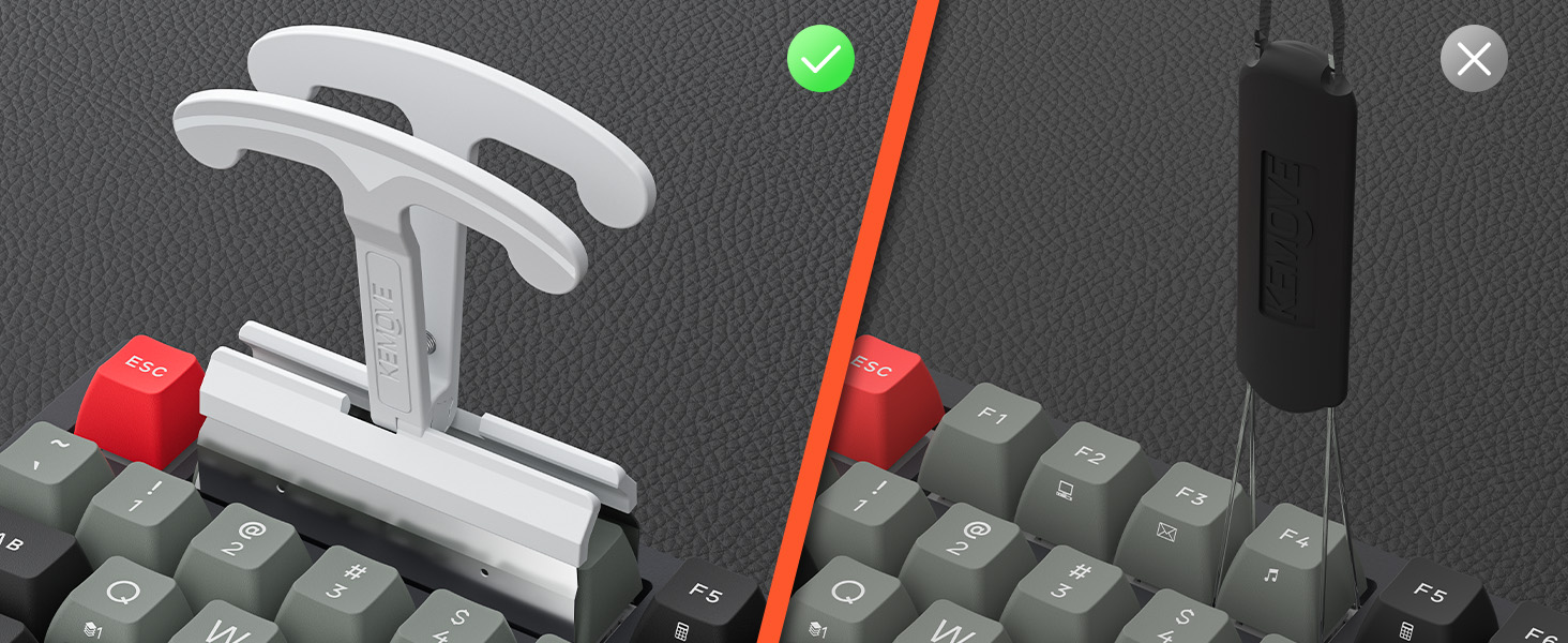 P11 4-Key Keycap Puller - Custom Gaming Mechanical Keyboard Cleaning and Removal Tool