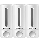 EHORIA Shampoo and Conditioner Dispenser,Shampoo Dispenser for Shower,Soap Pump for Shower(17.6 o...