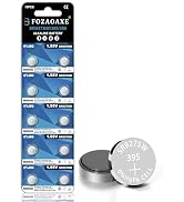 FOZAOAXE 10 Pack SR927SW 395 399 AG7 LR927 Battery, 1.55V Silver Oxide Button Coin Cell Batteries...