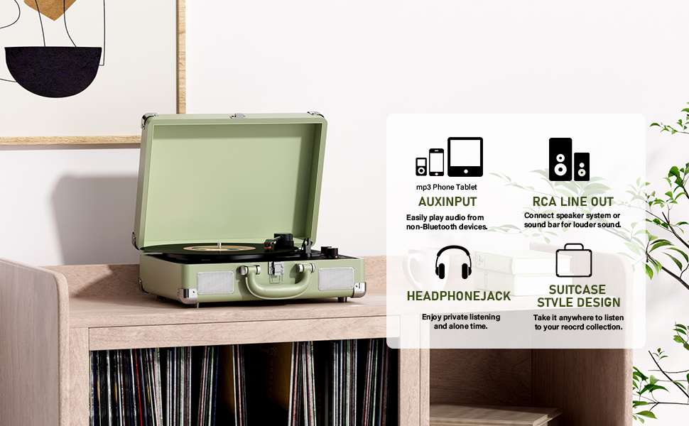 portable record player