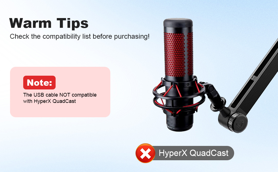 hyperx quadcast 2 cable