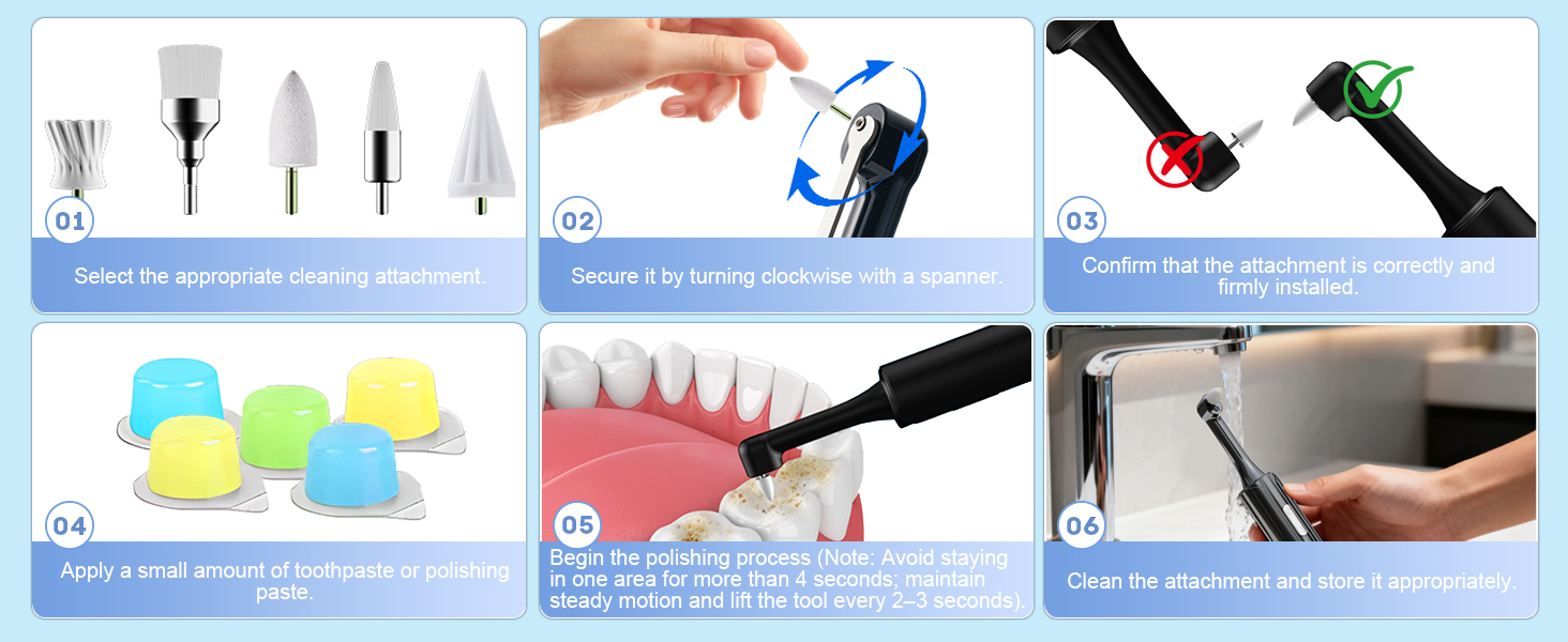 tooth polishing kit