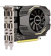 SRhonyra 6 Monitor Video Card VGA Outputs Radeon HD7600 Graphics Card 128-Bit GDDR5 2GB Multiple ...
