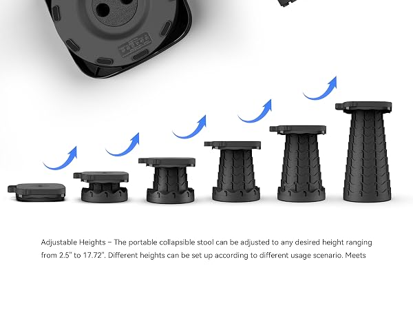 Retractable Stool for Camping