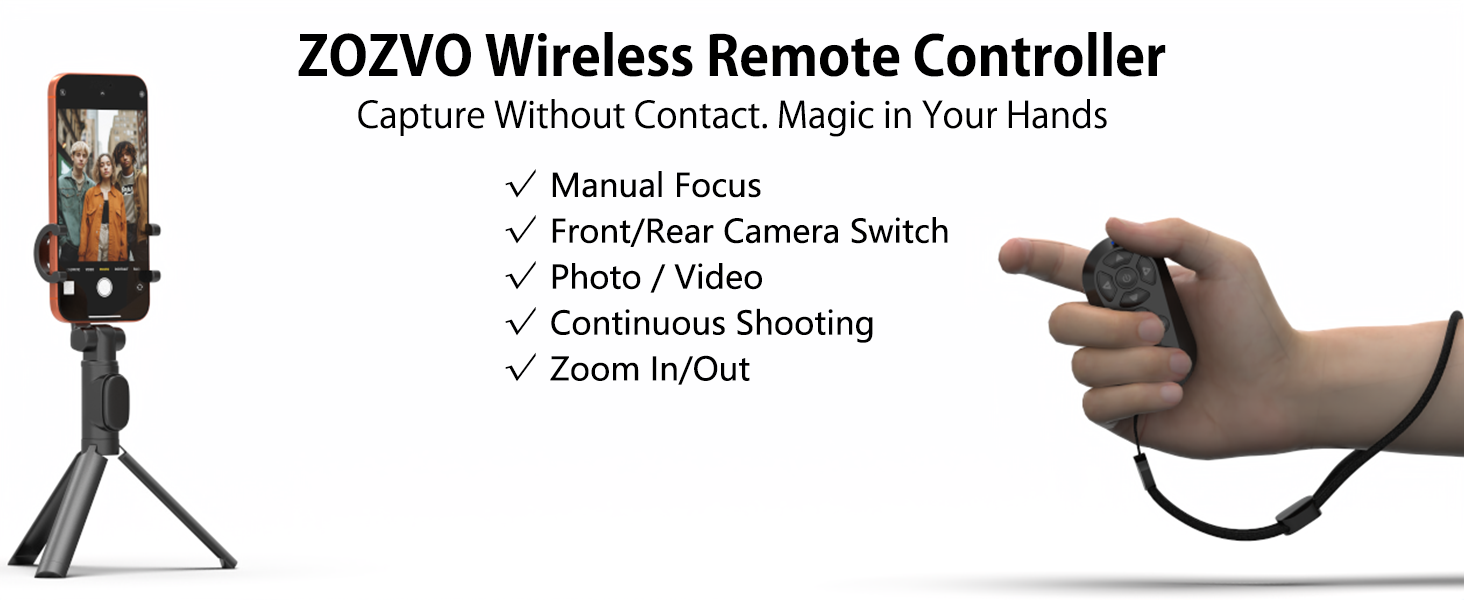 ZOZVO Wireless Remote Controller