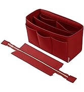 Purse Organizer Insert, Bag Organizer with NEW Detachable Zipper cover, fits Speedy Neverful, St ...