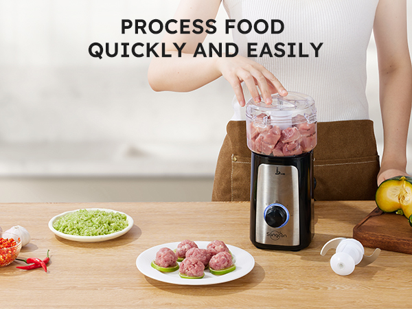 Sangcon 5-in-1 Blender and Food Processor Combo for Kitchen