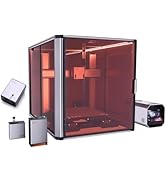 Snapmaker Artisan Premium 3 in 1 3D Printer with Enclosure, Dual Extrusion Printing,40W Blue Lase...