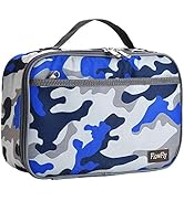 FlowFly Kids Lunch box Insulated Soft Bag Mini Cooler Back to School Thermal Meal Tote Kit for Gi...